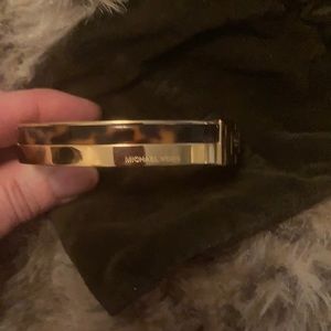 Michael Kors tortoise shell & gold finish